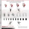 Service Caster 3.5 Inch 316SS Red Poly Swivel 1-7/8 Inch Expanding Stem Caster Set Brake SCC SCC-SS316EX20S3514-PPUBRED-TLB-178-4 - alternate 1